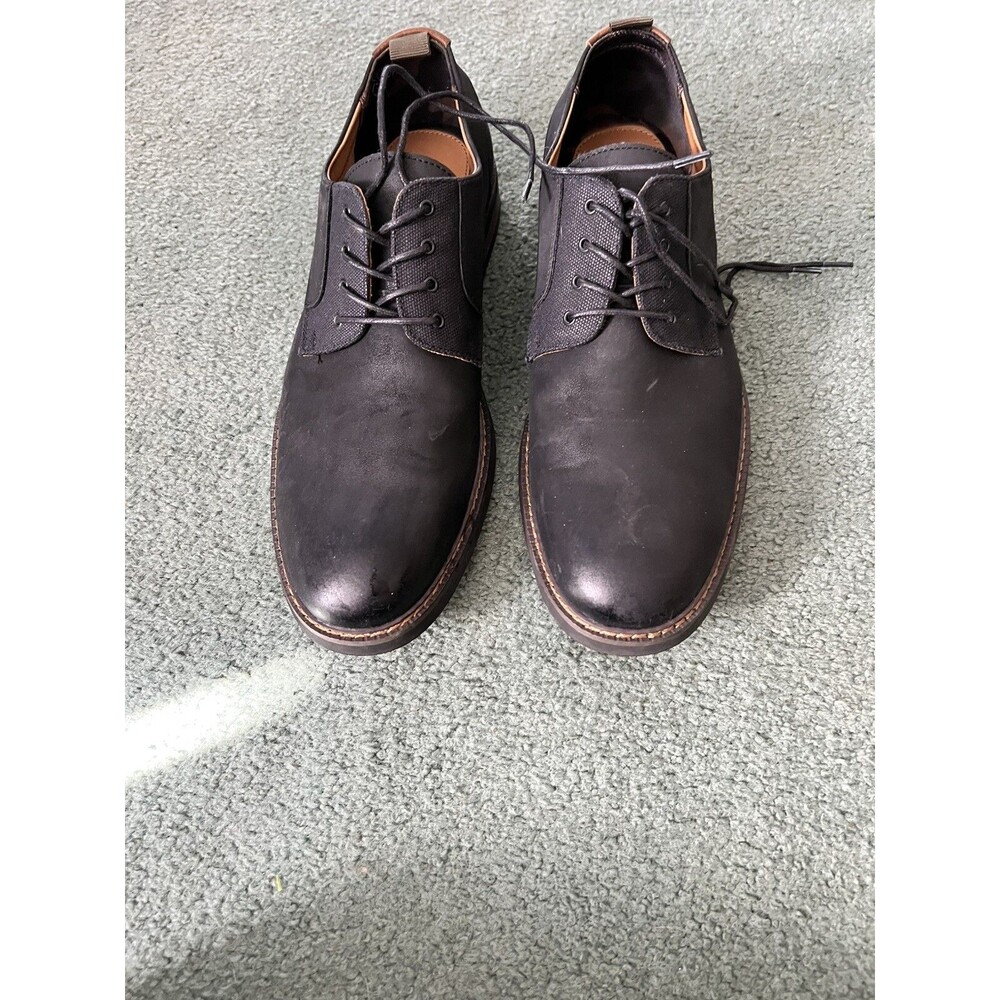 Seven91 Black Suede Shoes - Men's Size 10.5 Front Lace, Any Occasion